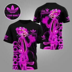 Adidas The Pink Panther Luxury Custom Name Tshirt DN609570