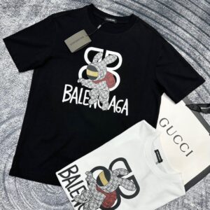 Balenciaga x Gucci BlackWhite T-Shirt DN26674